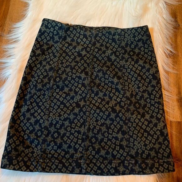 Free People Modern Femme Denim Mini Skirt in Indigo Combo - Picture 3 of 6
